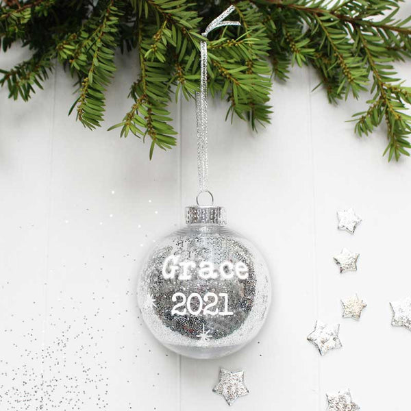 Personalised Christmas bauble 2021