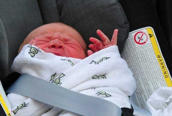 Prince george aden anais swaddle