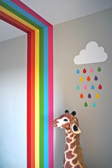Rainbow theme nursery design inspiration