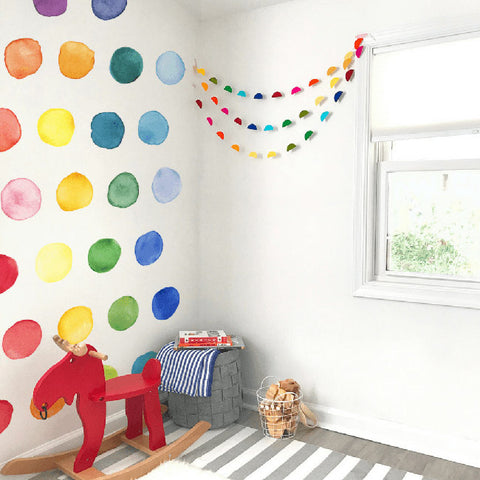 Rainbow nursery design decor