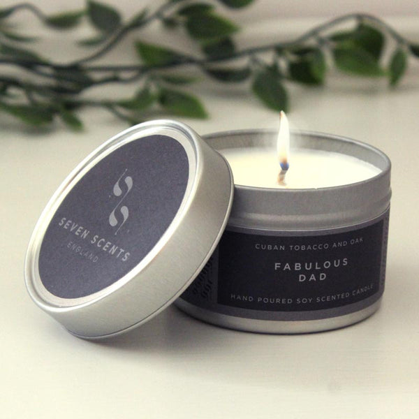 Seven scents fabulous dad candle