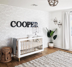 Baby Nursery Decor, gender neutral, name on wall 2021