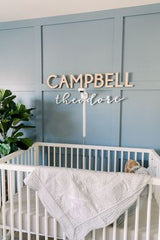 Baby Nursery Decor, boys or girls name on wall 2021