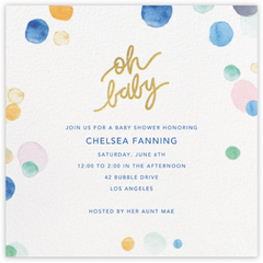 Virtual Baby Shower Invitation