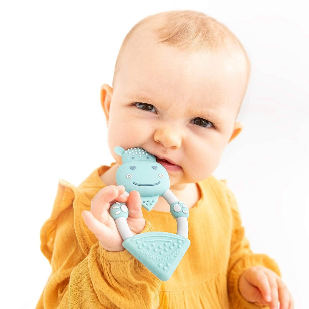 Cheeky Chompers, Chewy The Hippo Baby Teether