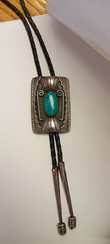 Turquoise Bolo Tie Vintage