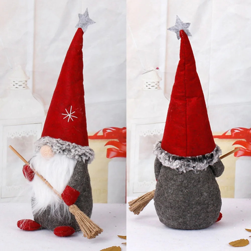 Whimsical Plush Gnome Hanging Ornament for Christmas - Image 20