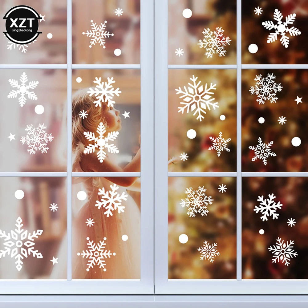 Festive Santa & Elk Christmas Window Stickers - Image 34