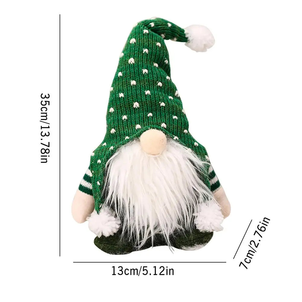 Handmade Gnome Hanging Doll for Christmas Cheer - Image 4