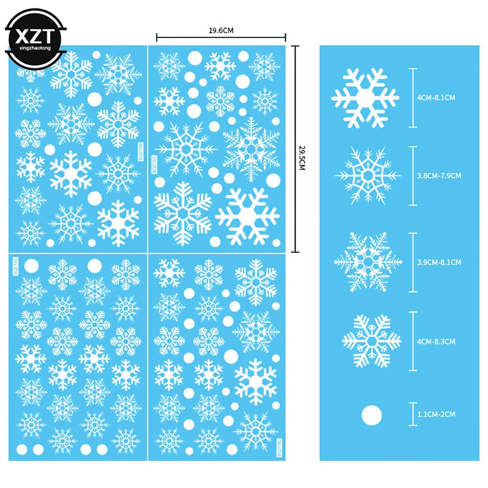 Festive Santa & Elk Christmas Window Stickers - Image 54