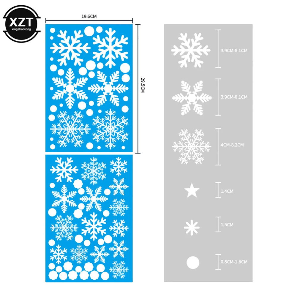 Festive Santa & Elk Christmas Window Stickers - Image 48