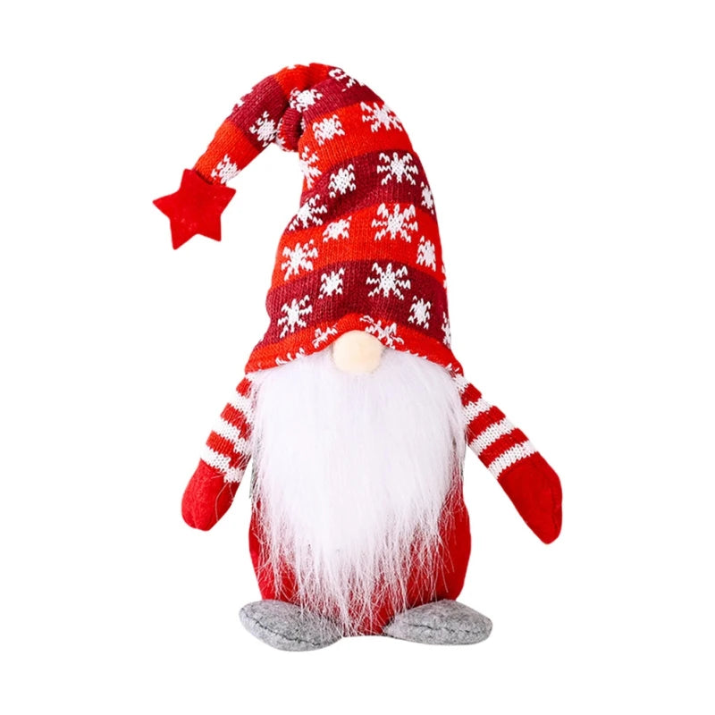 Whimsical Plush Gnome Hanging Ornament for Christmas - Image 2