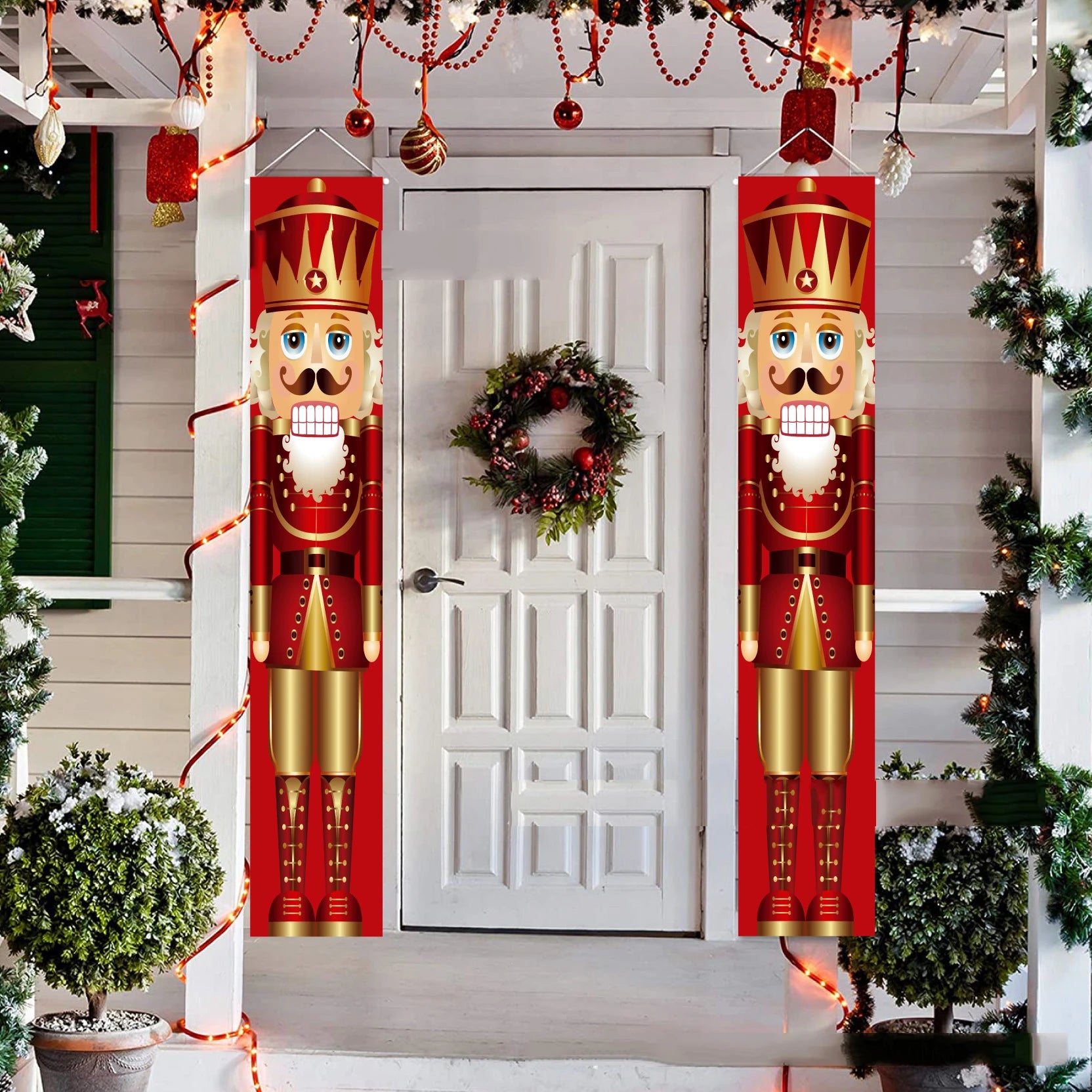 Nutcracker Soldier Holiday Banner for Merry Christmas - Image 61