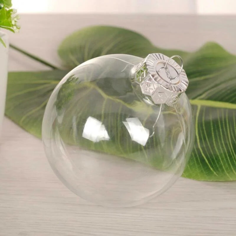 Clear Fillable Christmas Baubles for DIY Decor - Image 13