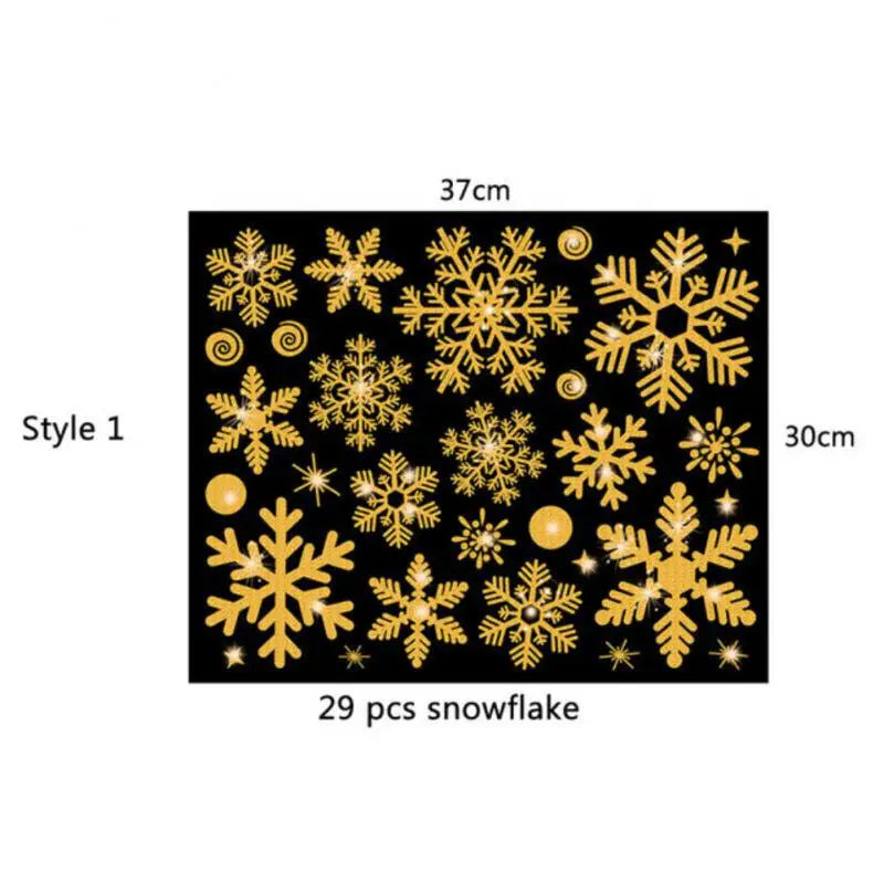 Festive Christmas Tree Window Clings - 1/2/4PCS - Image 15