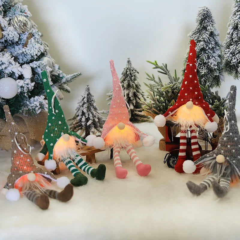 Light-Up Plush Gnome Doll for Christmas Decor - Image 18