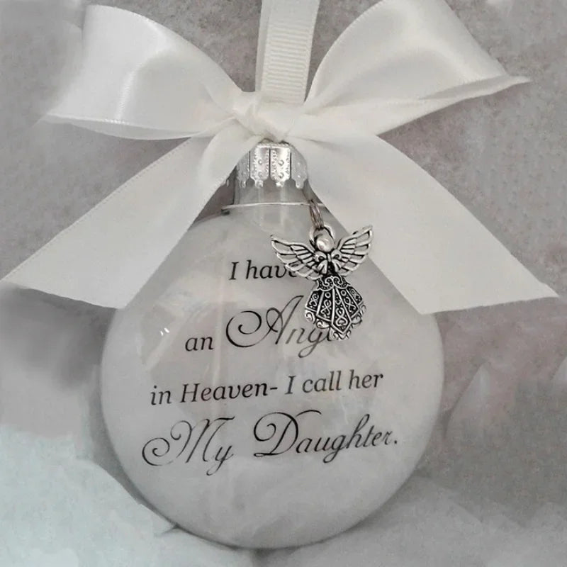 Heavenly Transparent Feather Ball Christmas Ornament - Image 27