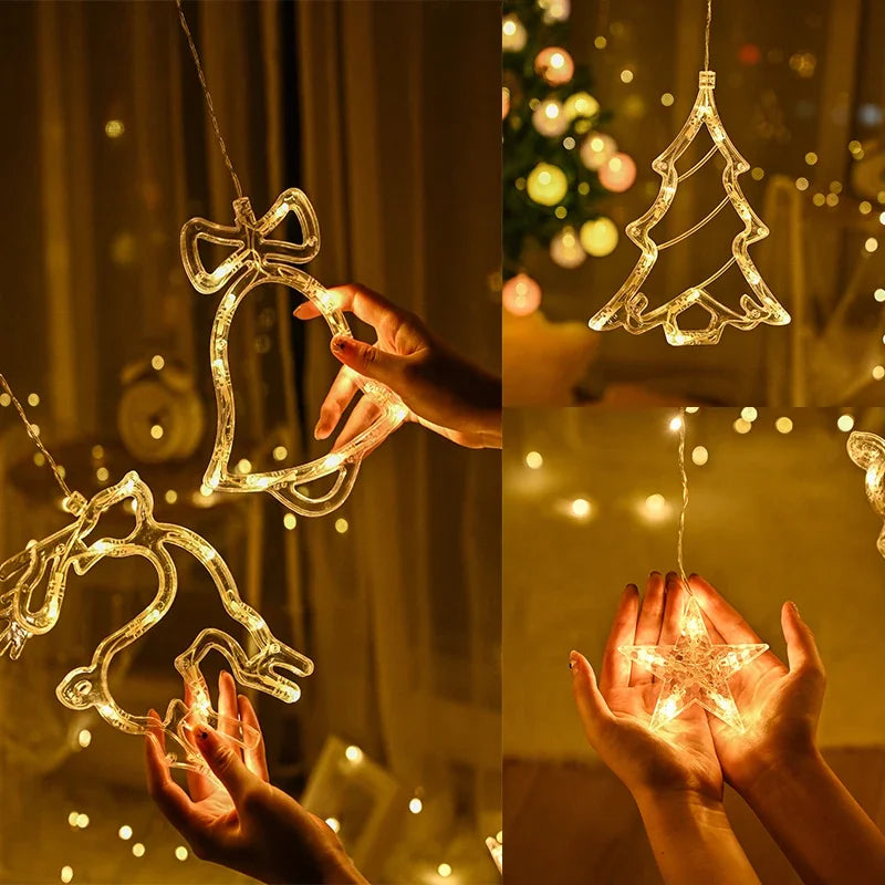 LED Star & Moon Fairy String Lights for Christmas - Image 4
