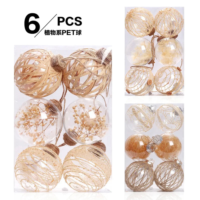 Shatterproof Clear Christmas Tree Ball Ornaments - Image 5