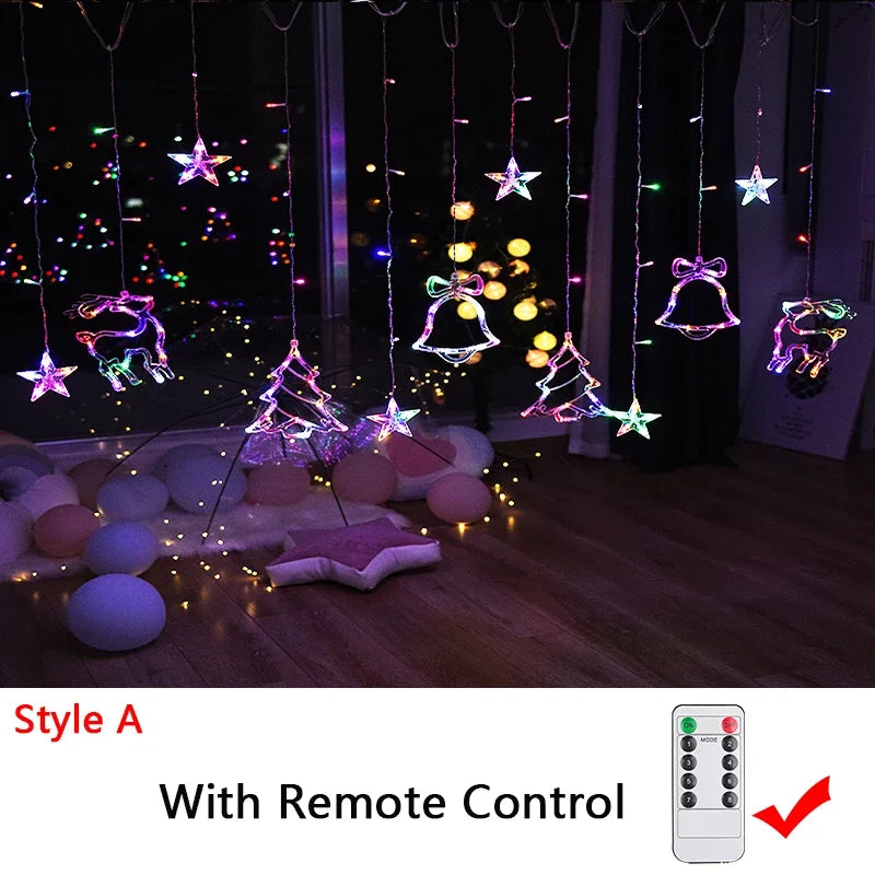 LED Star & Moon Fairy String Lights for Christmas - Image 13
