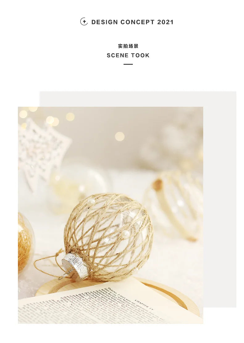 Shatterproof Clear Christmas Tree Ball Ornaments - Image 13