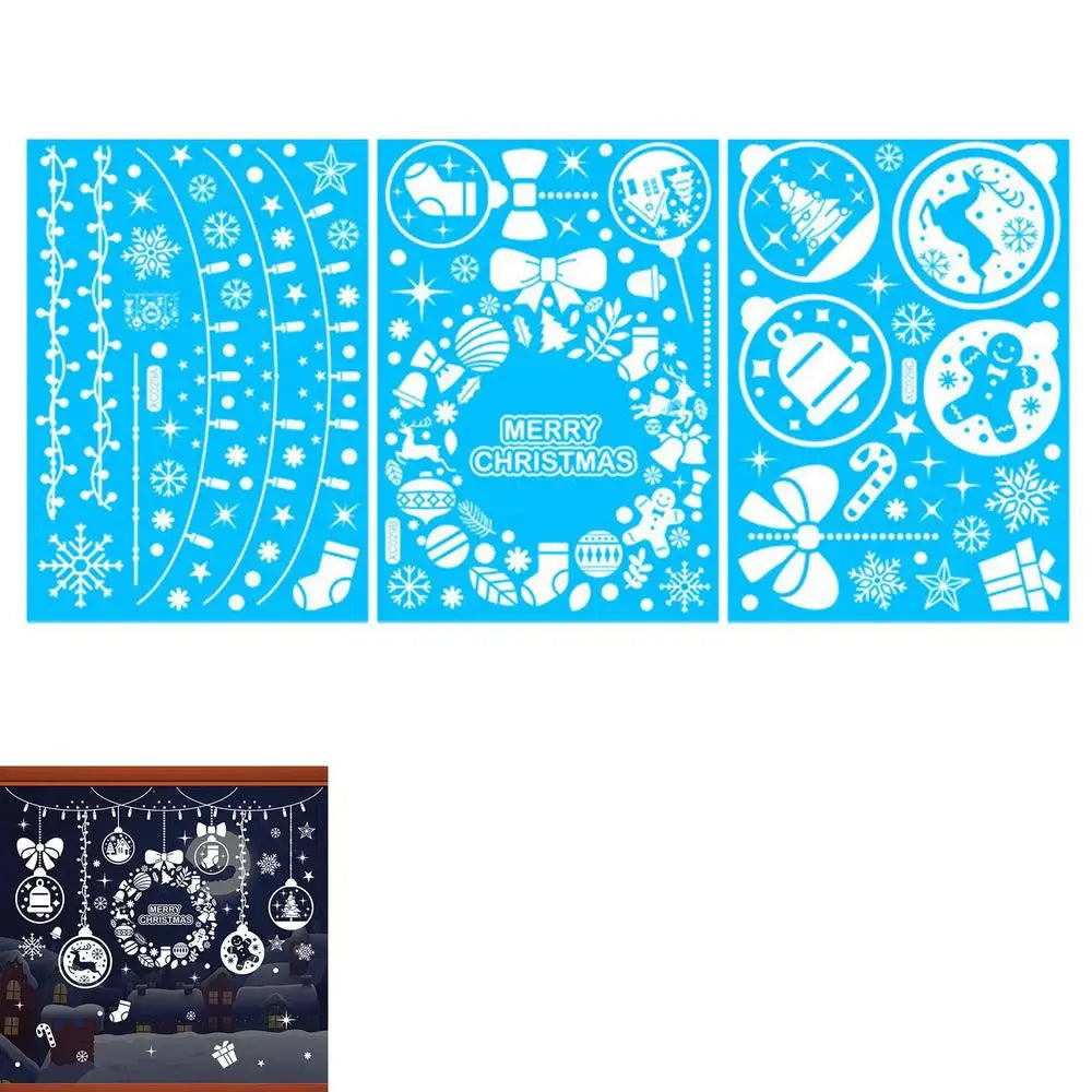 Festive Self-Adhesive Christmas Window Clings - Image 13