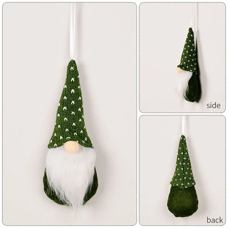 Handmade Mini Plush Christmas Gnome Ornaments - Image 18