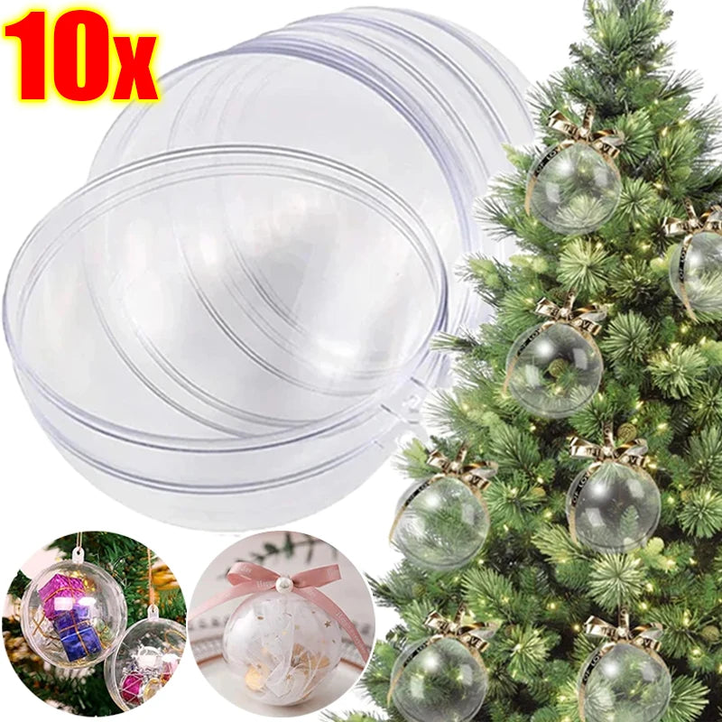 DIY Fillable Christmas Ornaments – Clear Bauble Decor