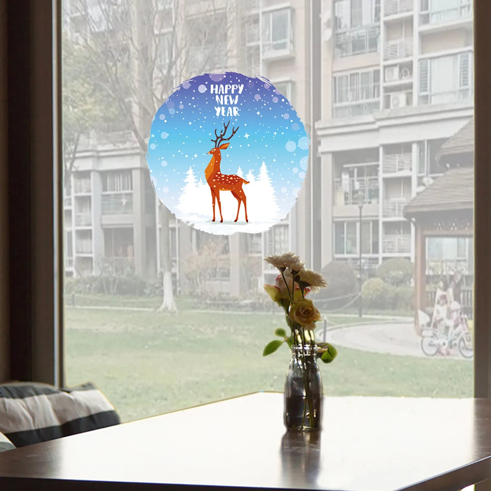 Festive Christmas Window Clings - Snowman & Snowflakes - Image 15