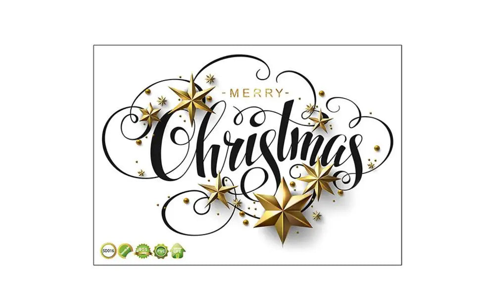 Festive Removable Christmas Window Clings Decor - Image 15