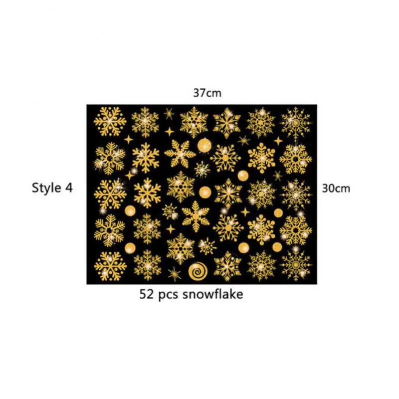 Festive Christmas Tree Window Clings - 1/2/4PCS - Image 12
