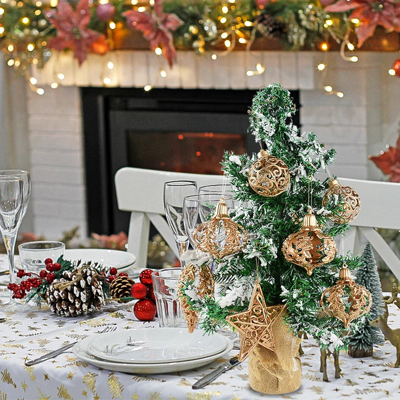 Elegant Star Hollow Ball Ornaments for Christmas - Image 20