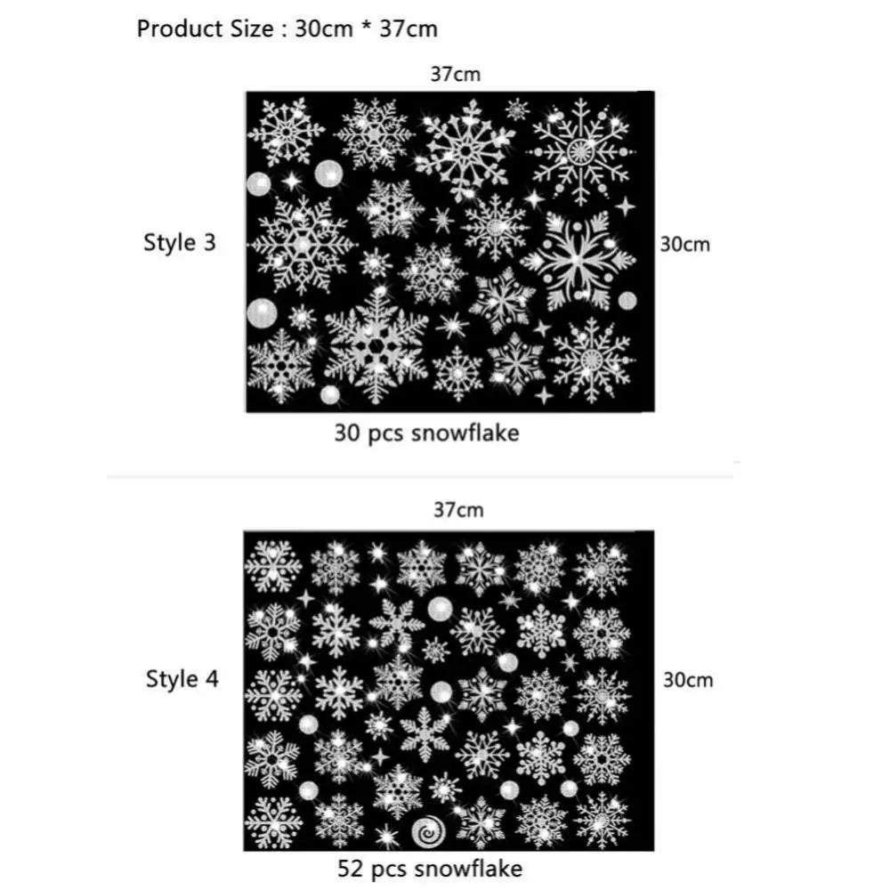 Festive Christmas Tree Window Clings - 1/2/4PCS - Image 24