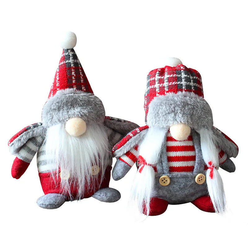 Handmade Plush Christmas Gnome Doll for Kids - Image 8