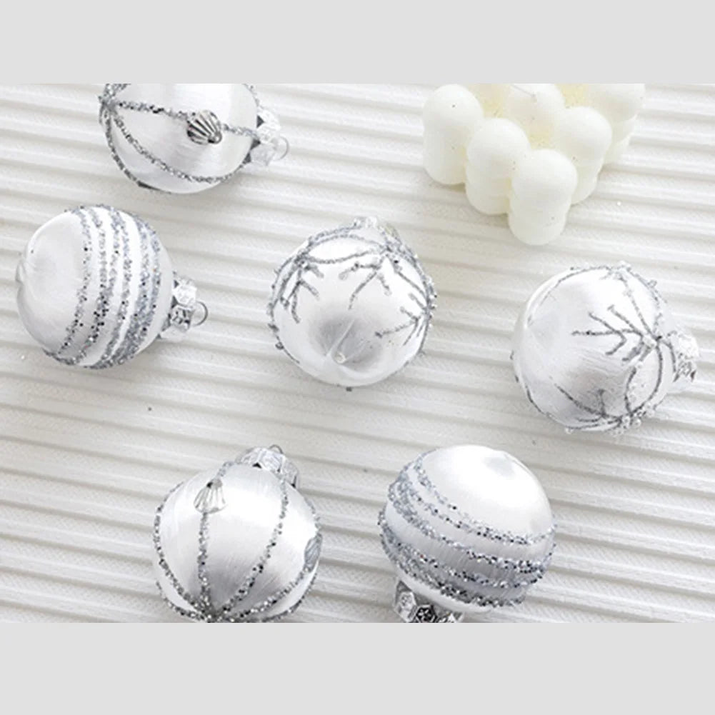 Elegant 9-Piece Wine Red Christmas Ball Ornaments - Image 19