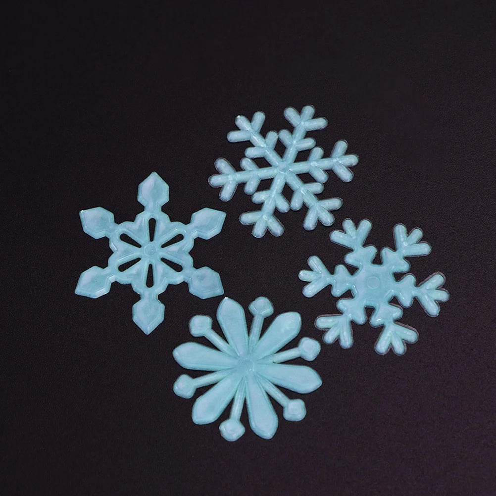 300 Xmas 3D Snowflake Wall Stickers - Image 4