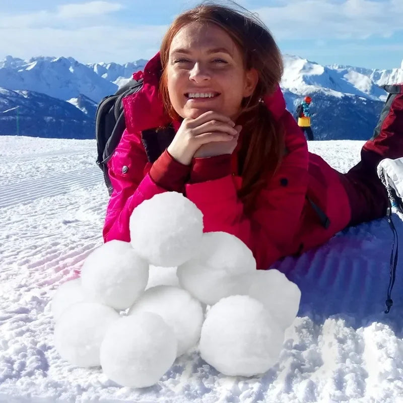 Realistic Polyester Snowballs - 20/5PCS for Christmas Decor - Image 6