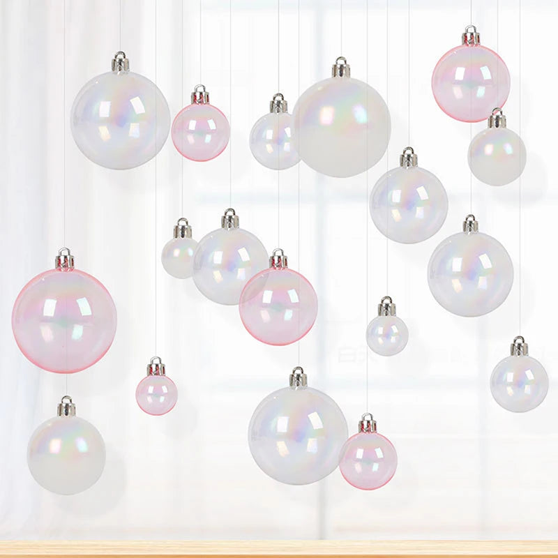 24Pcs Shatterproof Iridescent Christmas Tree Ornaments - Image 7