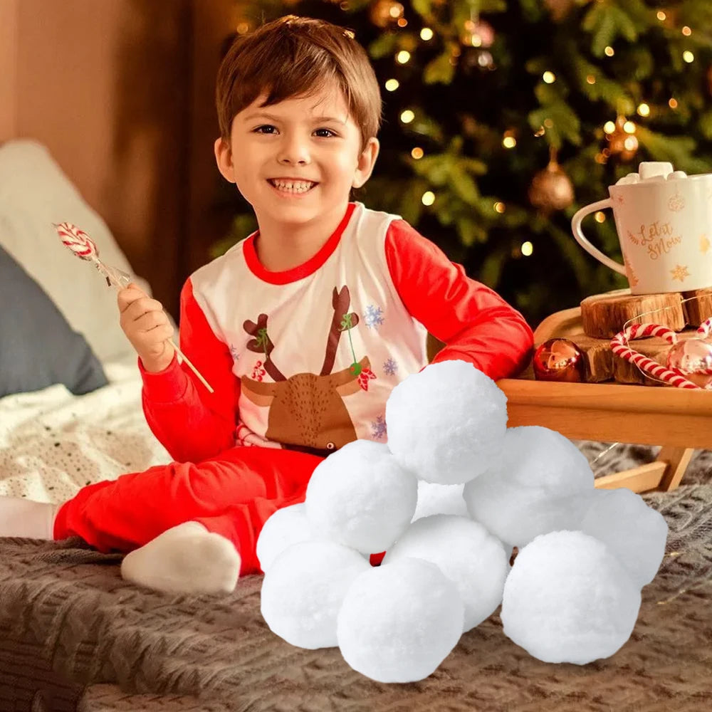 Realistic Polyester Snowballs - 20/5PCS for Christmas Decor - Image 22