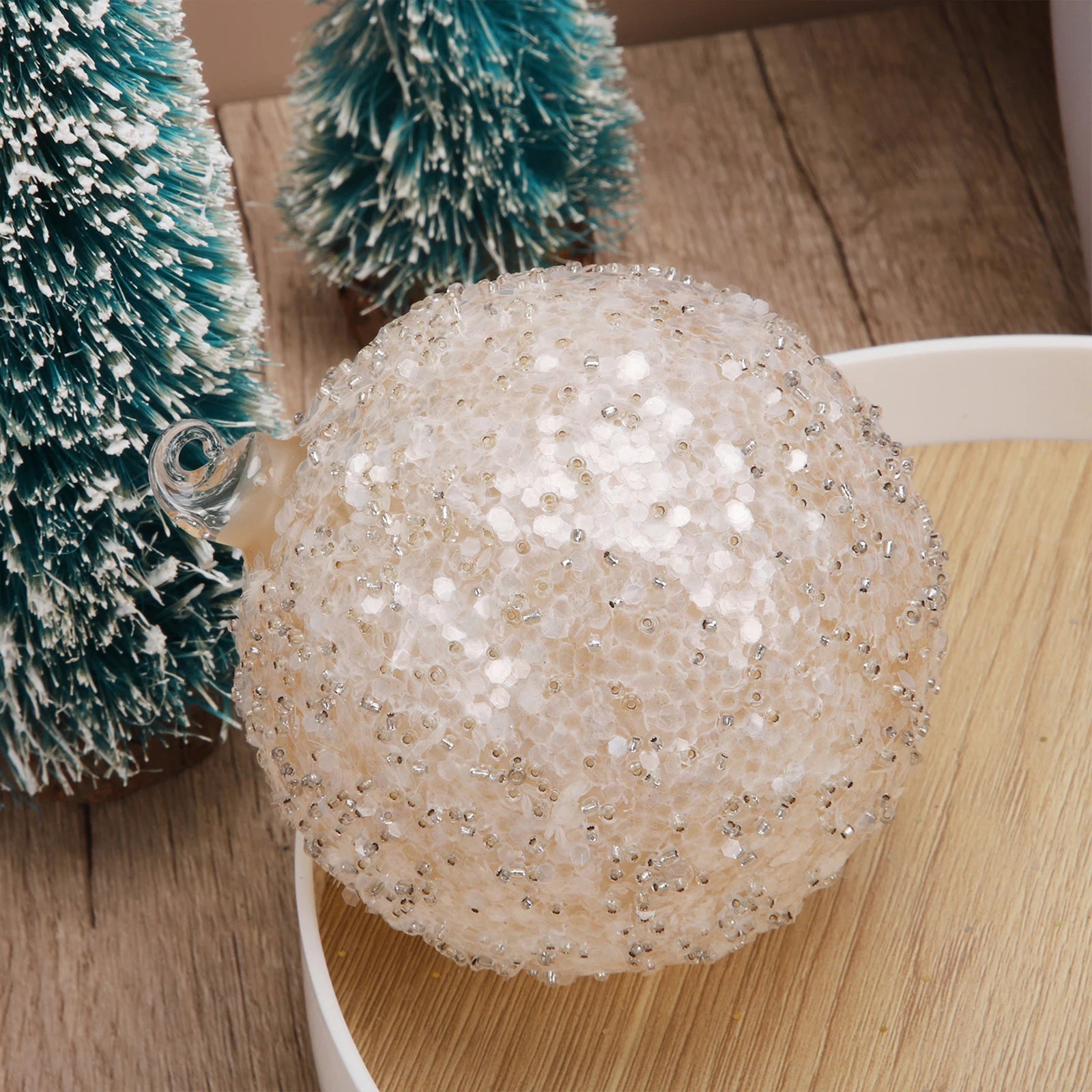 Gorgeous Glass Sequins Christmas Tree Ornaments - Image 6