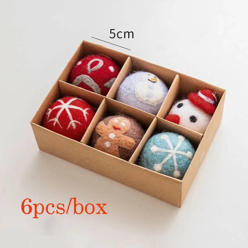 Festive Wool Felt Ball Christmas Decorations DIY - Image 10