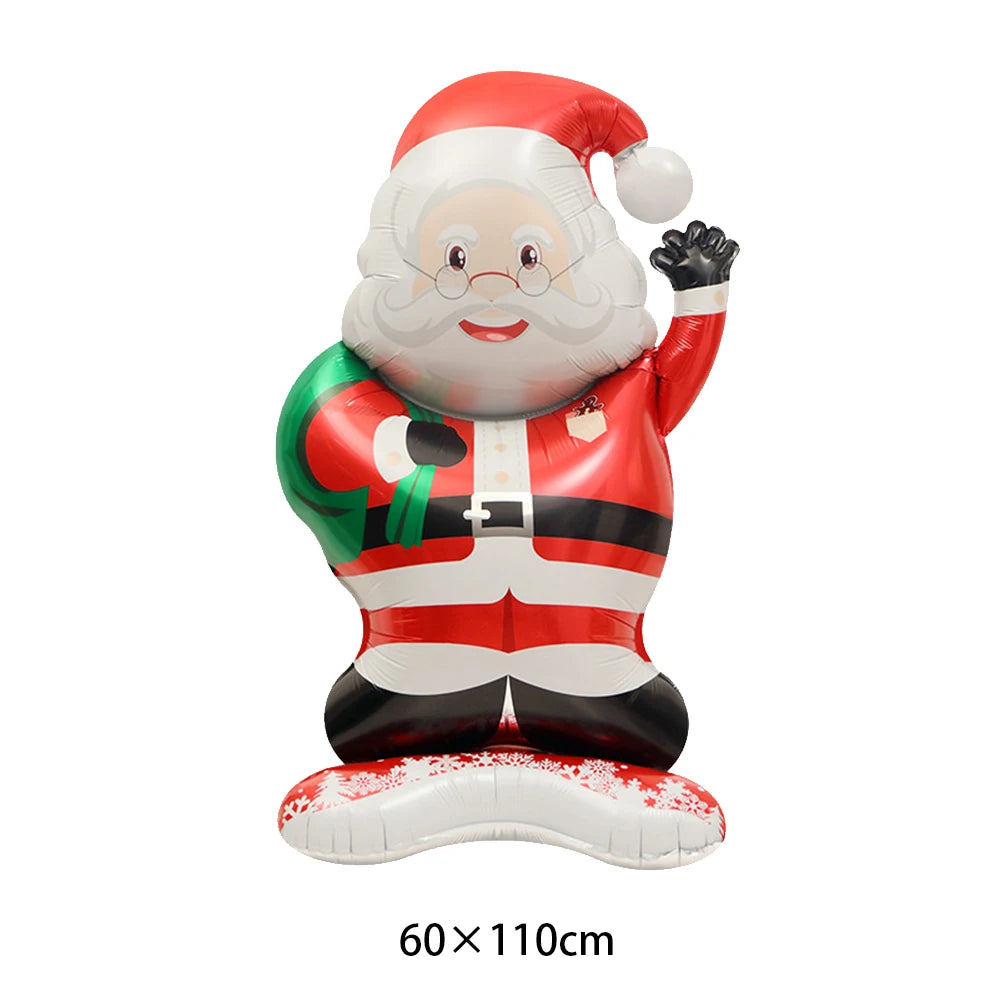 Festive Christmas Balloon Decor: Tree, Santa & Friends - Image 11