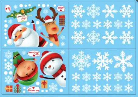 Festive Christmas Jelly Window Clings Decorations - Image 10