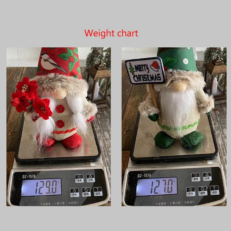 Whimsical Plush Gnome Hanging Ornament for Christmas - Image 46