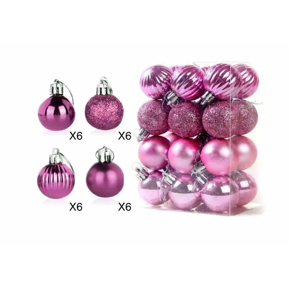 Shiny 3CM Christmas Tree Bauble Ornaments - Image 21