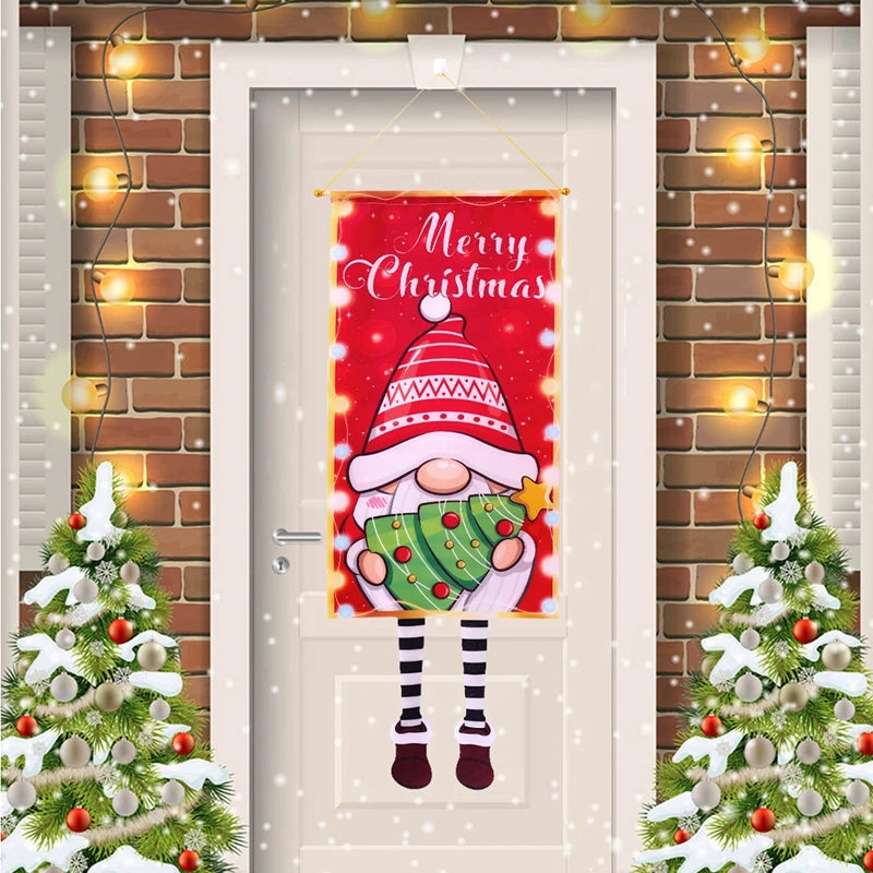 Christmas Hanging Flags for Festive Porch Decor - Image 13