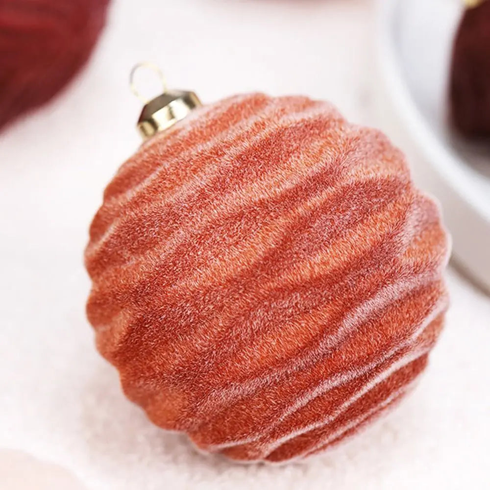35pcs Flocked Velvet Christmas Ball Ornaments - Image 15