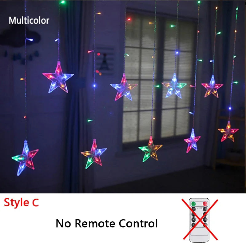 LED Star & Moon Fairy String Lights for Christmas - Image 14