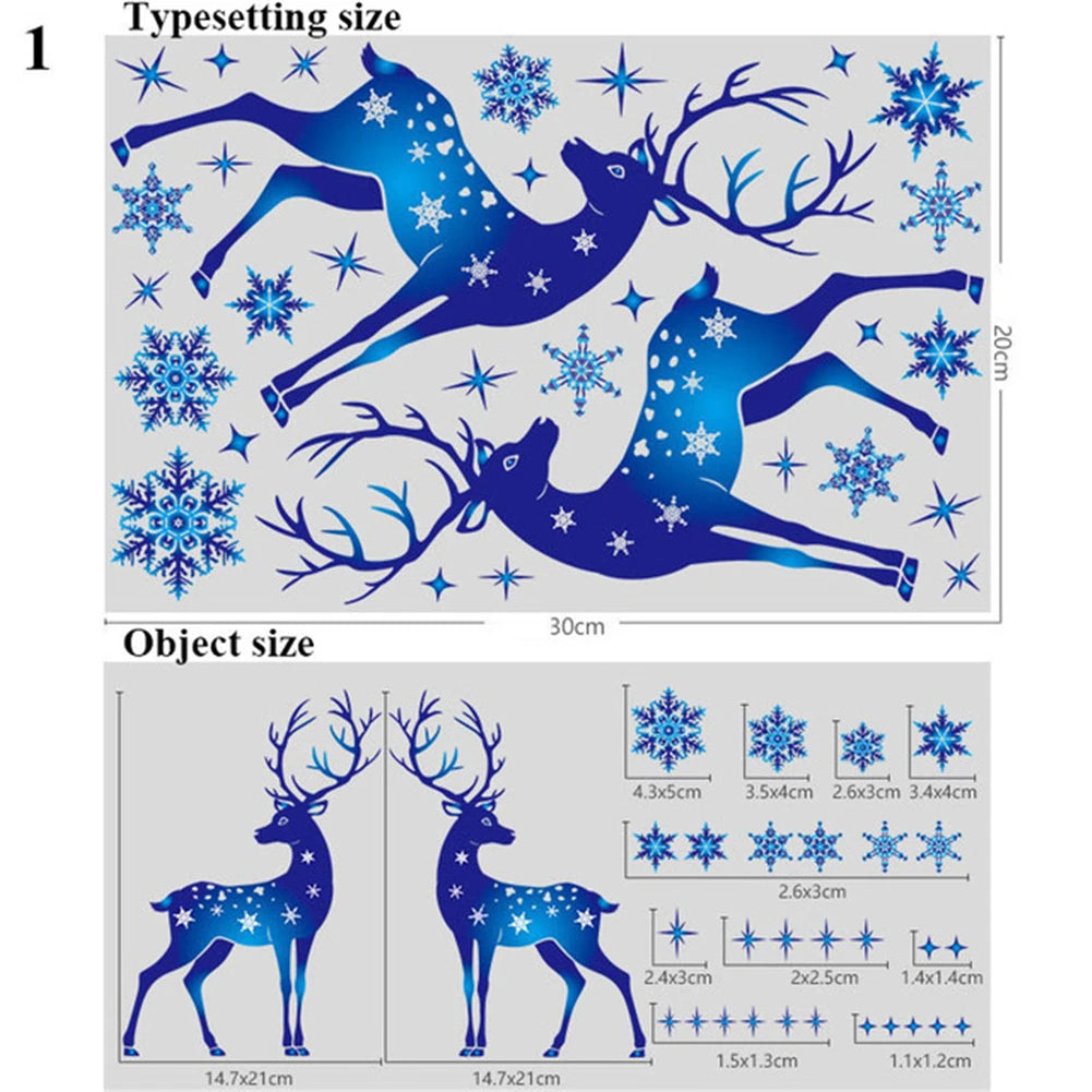 Festive Christmas Tree Window Clings for Holiday Cheer - Image 8