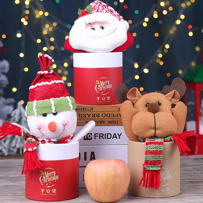 Santa Claus Christmas Cookie Storage Canister